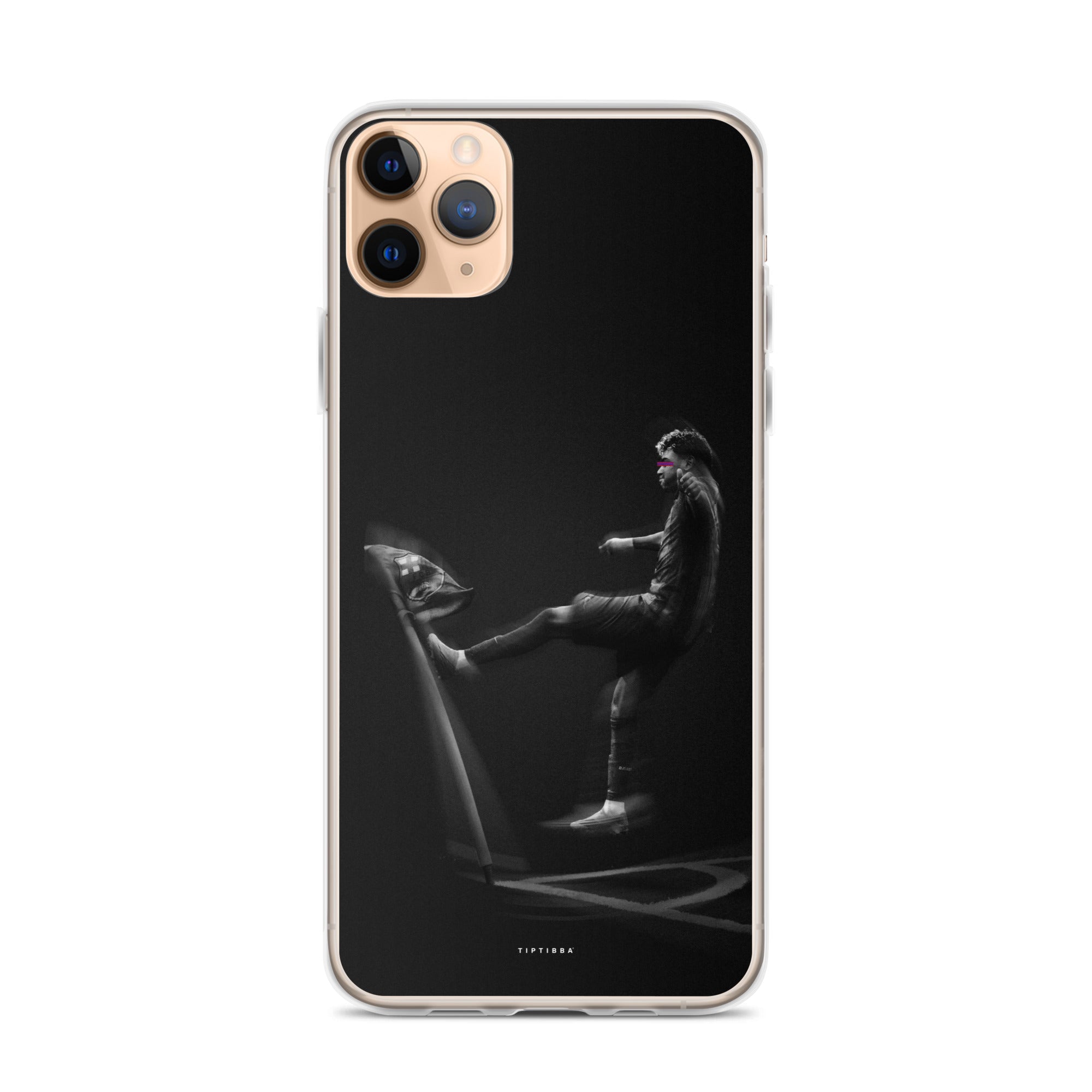 Lamine Yamal Corner Flag Clear Case for iPhone Tobusiness Lamine Yamal Corner Flag Clear Case for iPhone Tobusiness