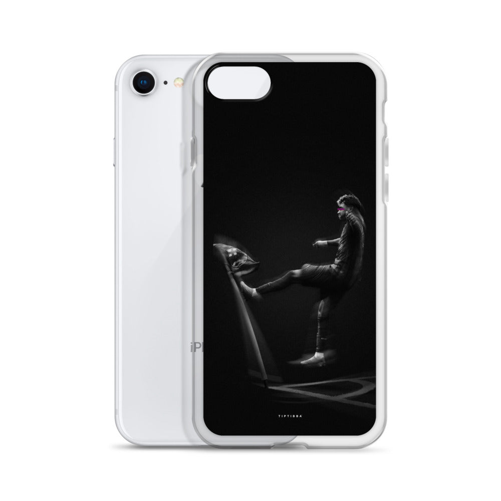 Lamine Yamal Corner Flag Clear Case for iPhone Tobusiness Lamine Yamal Corner Flag Clear Case for iPhone Tobusiness